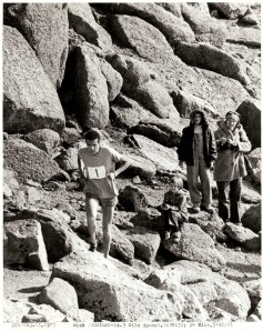 Rick Trujillo 1977-- Pikes Peak Marathon, on the Golden Stairs